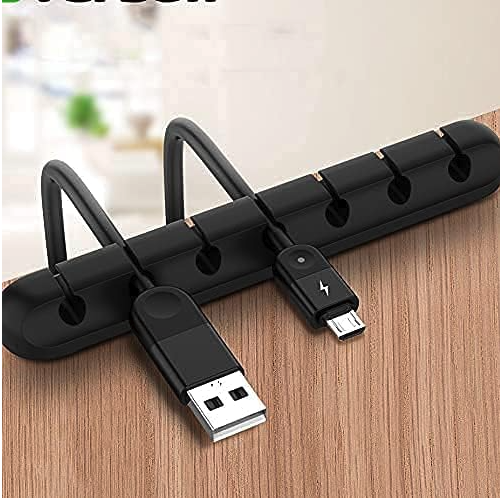 7-in-1 Silicone Cable and Wire Organizer (7 slots)