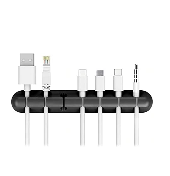 7-in-1 Silicone Cable and Wire Organizer (7 slots)