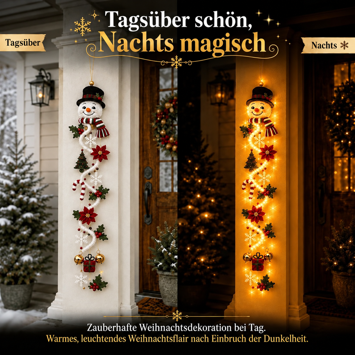 🎅Leuchtender Weihnachtstürhänger🎄 (2 Kaufen, KOSTENLOSER VERSAND)