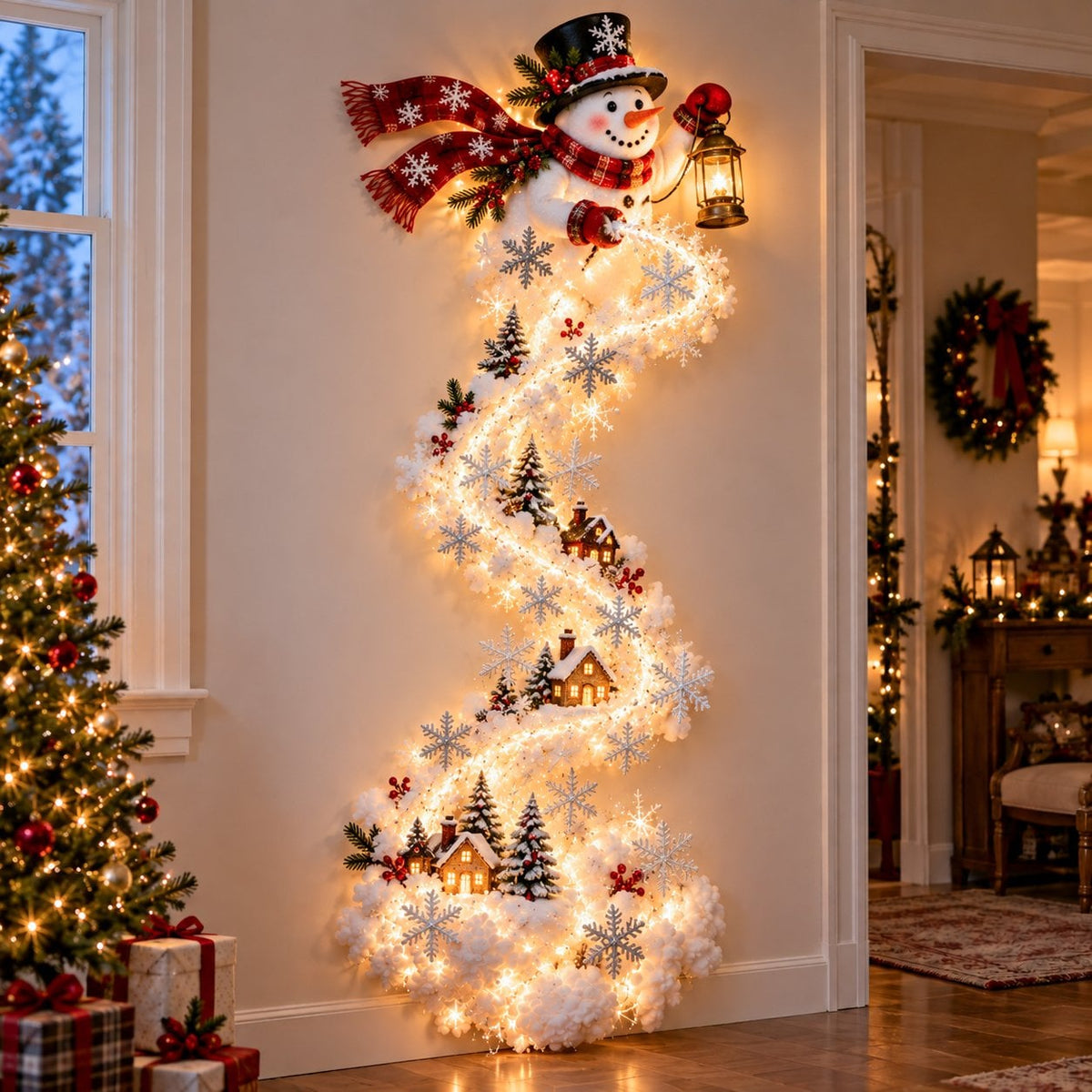 ✨Weihnachtszauber-Wandbeleuchtung – Ein Hauch von Weihnachtsmagie direkt an Ihrer Wand✨
