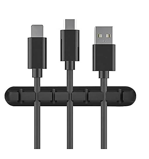 7-in-1 Silicone Cable and Wire Organizer (7 slots)