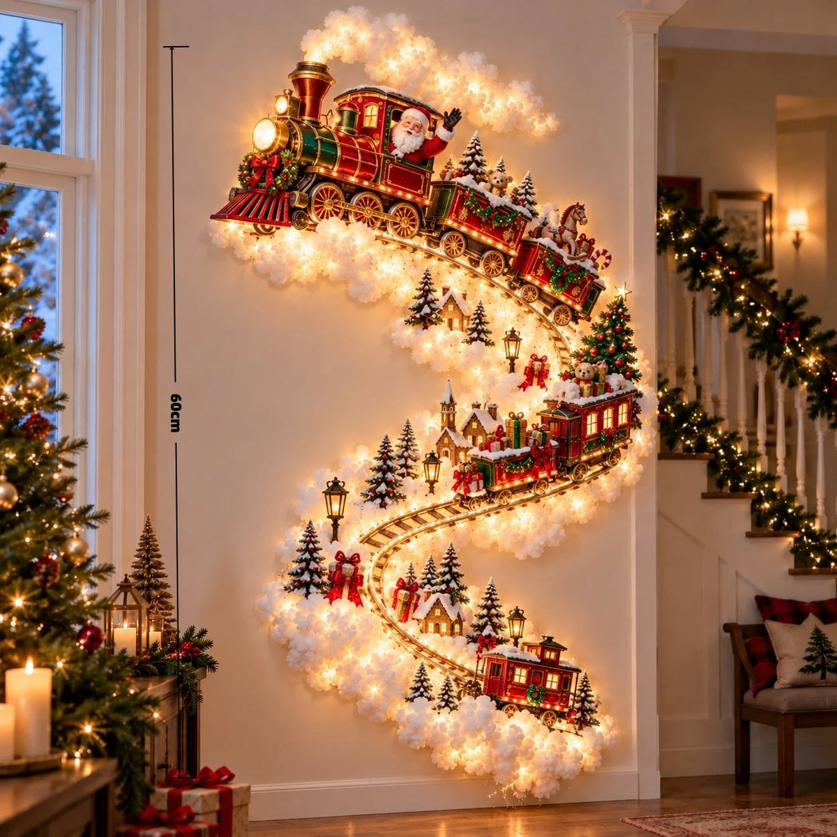 ✨Weihnachtszauber-Wandbeleuchtung – Ein Hauch von Weihnachtsmagie direkt an Ihrer Wand✨